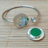 Pulseira Difusora de Óleos Essenciais Relicário Para AROMATERAPIA ÁRVORE DA VIDA - P002 - Foto 3