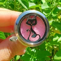 DIFUSOR PARA CARRO de Óleos Essenciais para Aromaterapia - GATO - C001