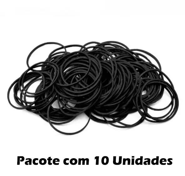 Elástico para Máquina PRETO - 10 Unidades