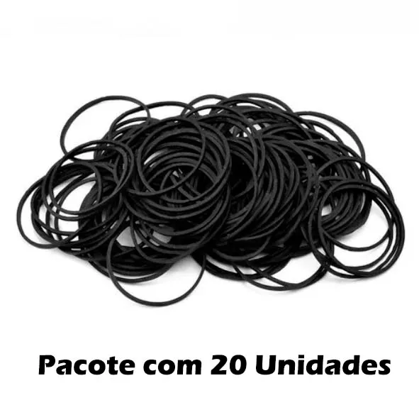 Elástico para Máquina PRETO - 20 Unidades Imagem