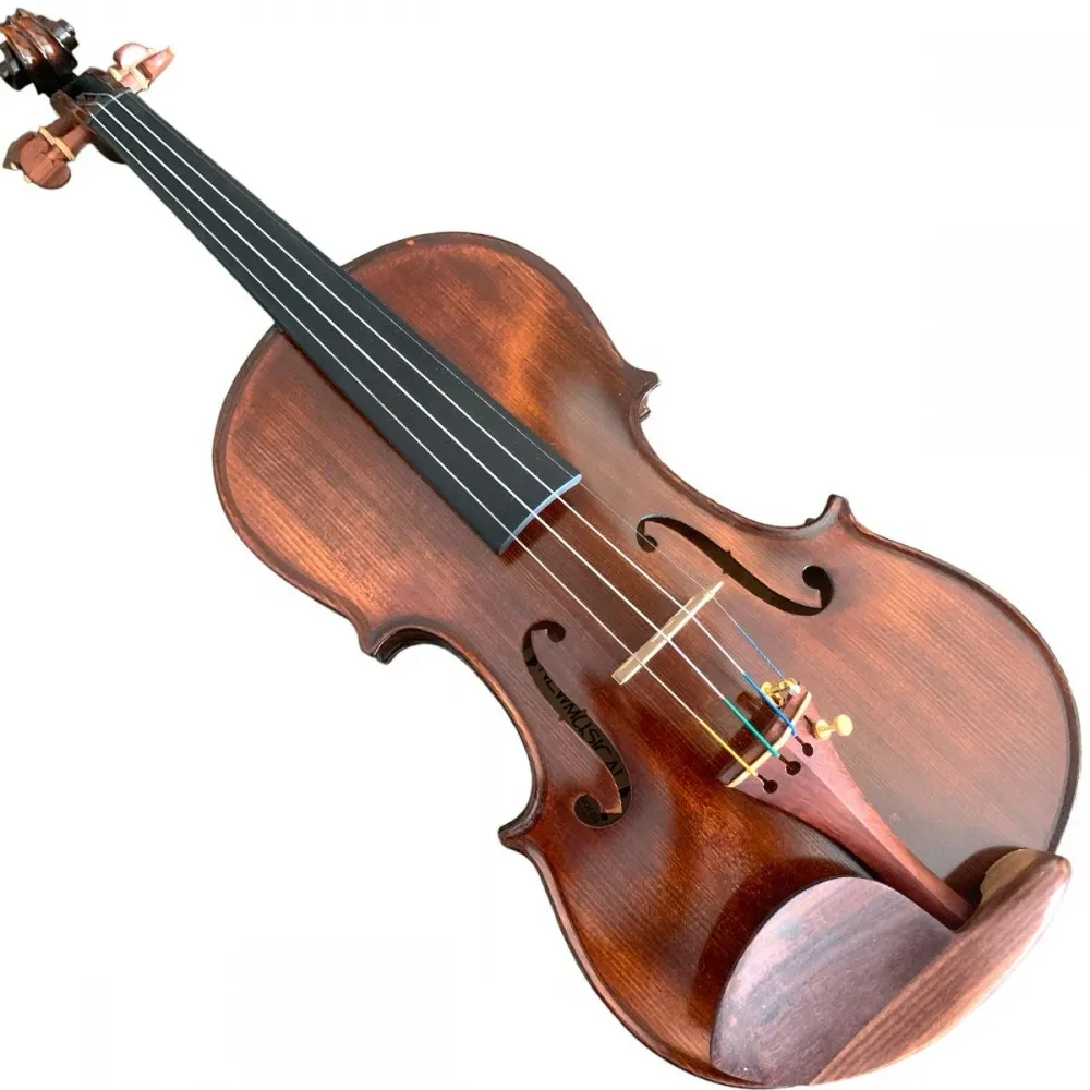 VIOLINO ATELIÊ NEWMUSICAL MOGNO ENVELHECIDO 2021  Imagem
