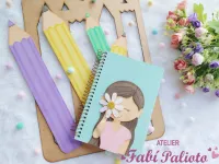 G1.584  Gabarito de Moldes  em MDF  Marca Página Lápis