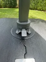 OMBRELONES LATERAL BELIZE 3m de diâmetro (BASE OPCIONAL) - Foto 10