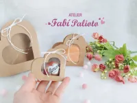 G1.587  Gabarito de Moldes  em MDF  Love  Caixinha P - M - G - Foto 2