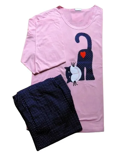 Pijama Feminino Gatinho