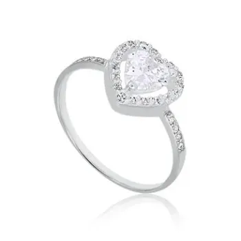 Anel de prata 950 - Coração - 271477