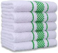 Kit 5 Pano de Prato Super Luxo Atoalhado Premium Gourmet Beka Verde - Foto 2