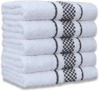 Kit 5 Pano de Prato Super Luxo Atoalhado Premium Gourmet Beka Preto - Foto 2