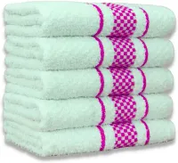 Kit 5 Pano de Prato Super Luxo Atoalhado Premium Gourmet Beka Rosinha - Foto 2