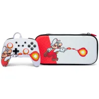 Kit PowerA Controle com fio Enhanced + Case Slim para Nintendo Switch - Mario Fireball - Nintendo Switch - Foto 3