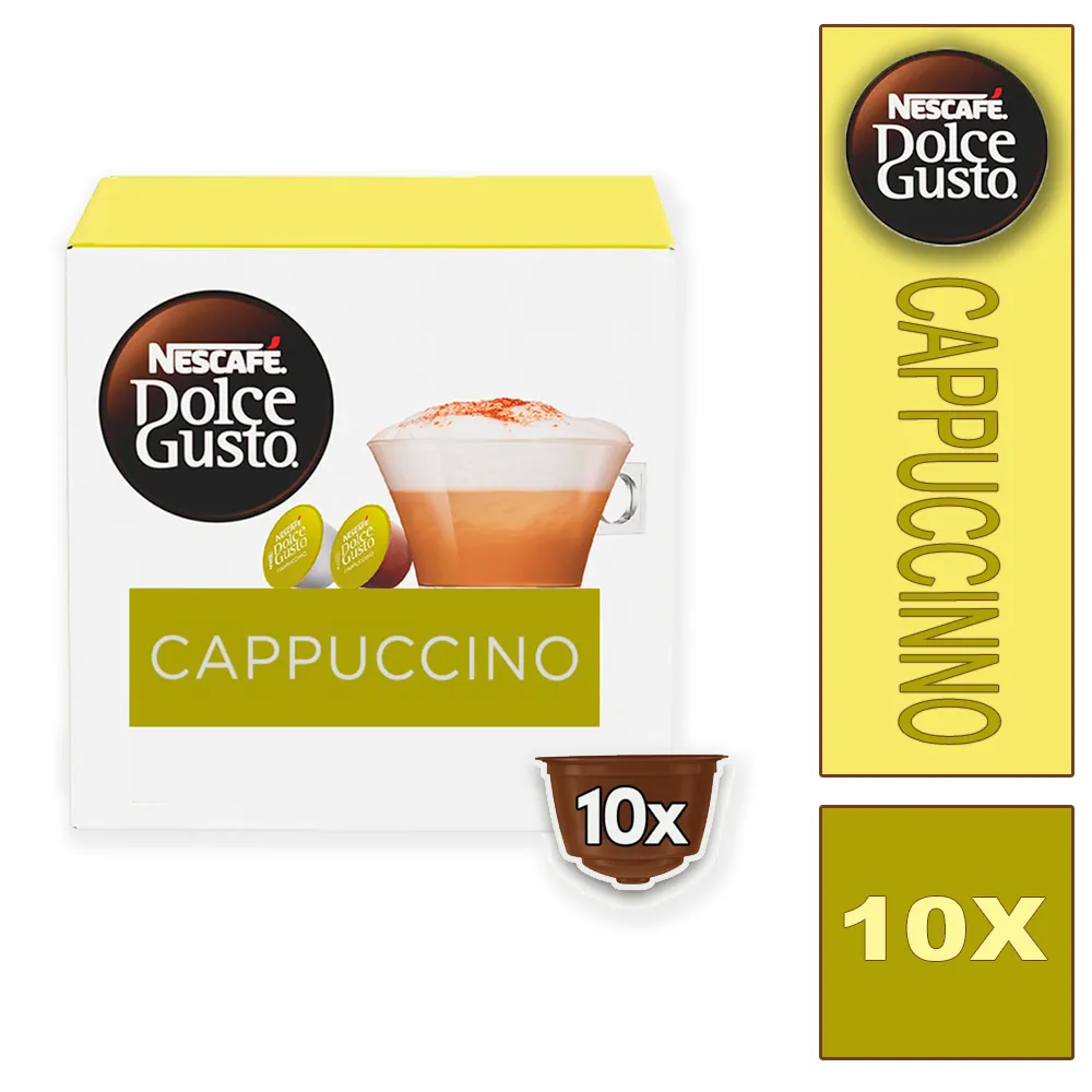 Cápsula Nescafe Dolce Gusto Bebida Lactea Cappucchino 10 Cápsulas