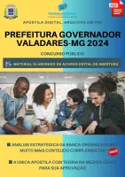  Apostila Prefeitura Governador Valadares MG Agente Endemias