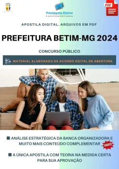 Apostila Prefeitura Betim MG Agente Comunitário