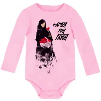 Body Bebê roupa Nenê mais amor por favor caveira morte - Foto 8