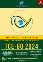 Apostila TCE GO 2024 Área Jurídica Analista de Controle Externo