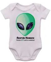 Body Bebê Infantil Acorda Humano Alien ET - Foto 4
