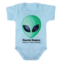 Body Bebê Infantil Acorda Humano Alien ET - Foto 5