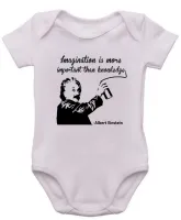 Body Bebê Infantil Albert Einstein gênio física - Foto 4