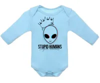 Body Bebê Infantil Alien et stupid humans extraterrestre - Foto 2