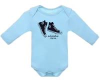 Body Bebê Infantil All Star tenis black - Foto 2