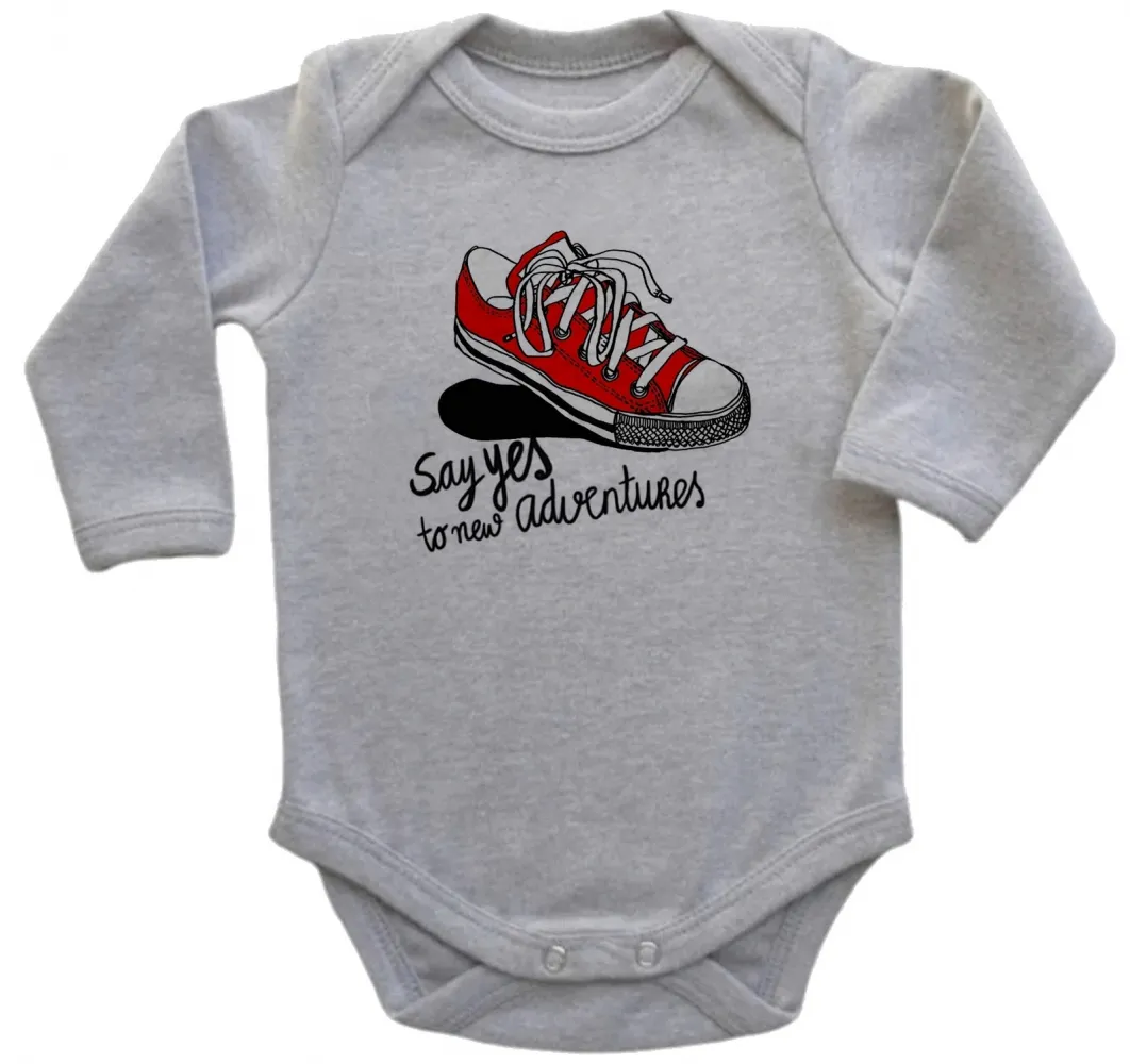 Body Bebê Infantil All Star tenis Say yes black