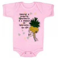 Body Bebê Infantil Amos Alcott ignorância cerebro gado - Foto 7