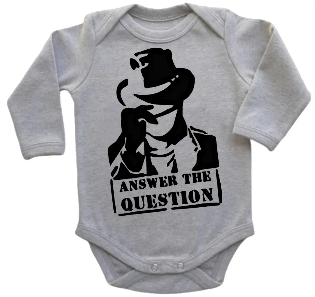 Body Bebê Infantil Answer the question chapeu cap Imagem
