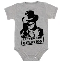 Body Bebê Infantil Answer the question chapeu cap - Foto 6