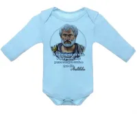 Body Bebê Infantil Aristóteles filósofo grego filosofia - Foto 3