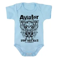 Body Bebê Infantil Avião Top Secret - Foto 2