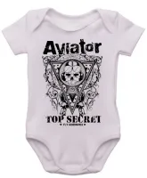 Body Bebê Infantil Avião Top Secret - Foto 5