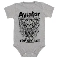 Body Bebê Infantil Avião Top Secret - Foto 7