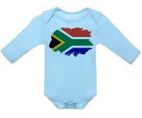 Body Bebê Infantil bandeira Africa do sul - Foto 2