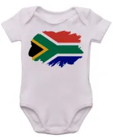 Body Bebê Infantil bandeira Africa do sul - Foto 4