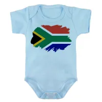 Body Bebê Infantil bandeira Africa do sul - Foto 5