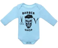 Body Bebê Infantil Barber Shop barbearia cabelereiro barba - Foto 2