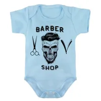 Body Bebê Infantil Barber Shop barbearia cabelereiro barba - Foto 5