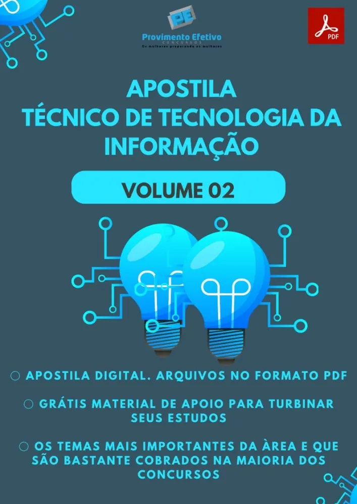 Apostila do Técnico de TI Volume 2 - Concursos Técnico Tecnologia Informação