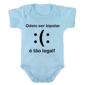 Body Bebê Infantil Bipolar mau humor ranço - Foto 2
