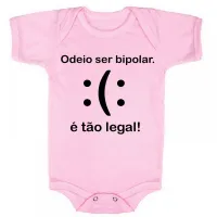 Body Bebê Infantil Bipolar mau humor ranço - Foto 8