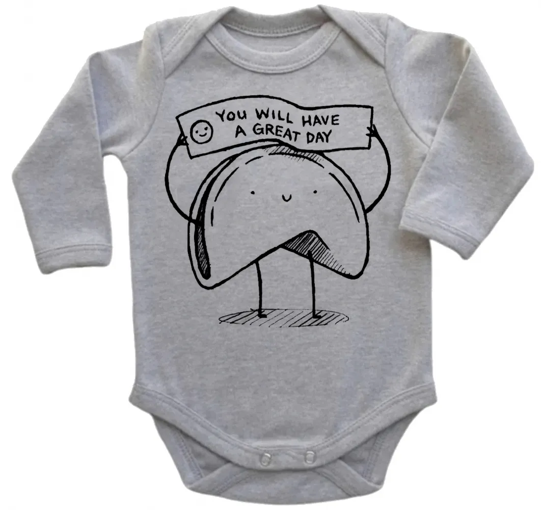 Body Bebê Infantil Biscoito da sorte great day