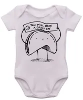 Body Bebê Infantil Biscoito da sorte great day - Foto 4
