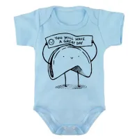 Body Bebê Infantil Biscoito da sorte great day - Foto 5