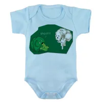 Body Bebê Infantil Brócolis couve flor ghost fantasma - Foto 5