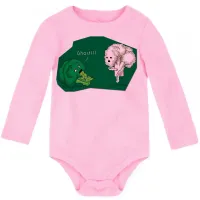 Body Bebê Infantil Brócolis couve flor ghost fantasma - Foto 8