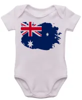 Body Bebê Infantil bandeira Austrália oceania - Foto 4