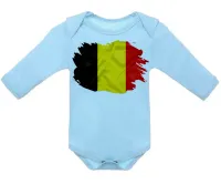 Body Bebê Infantil bandeira Bélgica europa - Foto 3