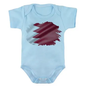 Body Bebê Infantil bandeira Catar Oriente médio - Foto 2
