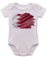 Body Bebê Infantil bandeira Catar Oriente médio - Foto 5