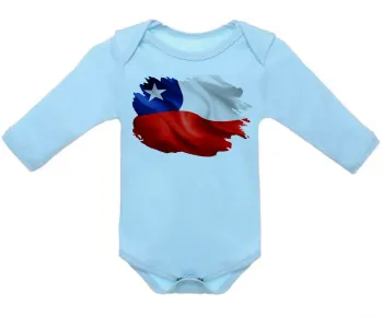 Body Bebê Infantil bandeira Chile america latina - Foto 2